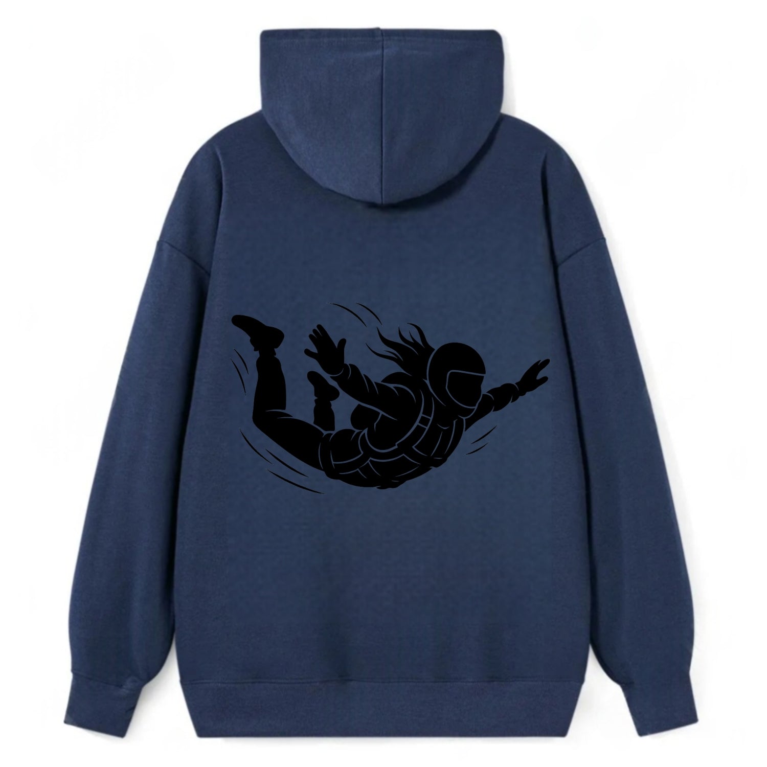 Skydiver free-fall position - Classic Pullover Hoodie - Navy