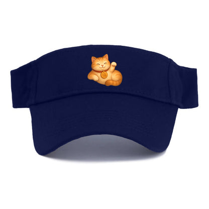Maneki Neko Pose - Visor - Navy