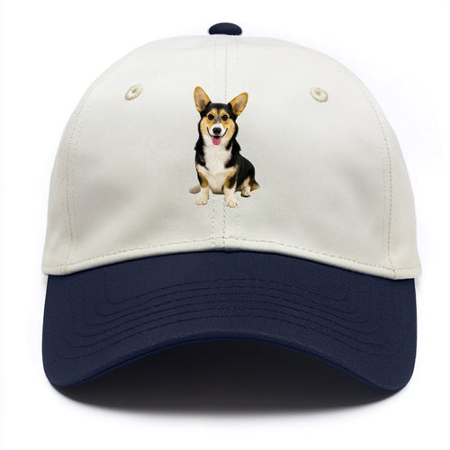 Tricolor Corgi - Two Tone Cap