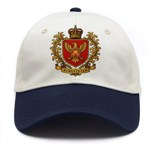 Kyrgyzstan Heritage Badge  - Two Tone Cap