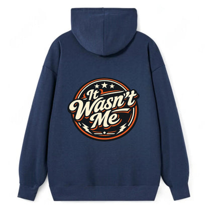 Unapologetic Rebel Emblem - Classic Pullover Hoodie - Navy
