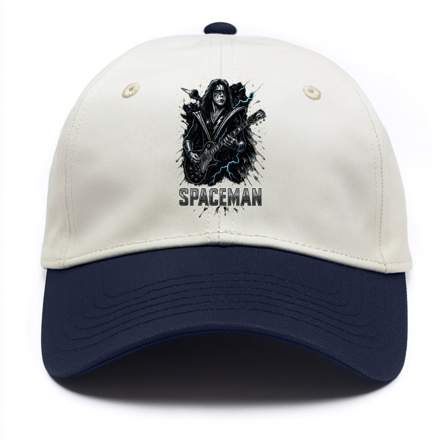 Silver Splash - Two Tone Cap - Navy