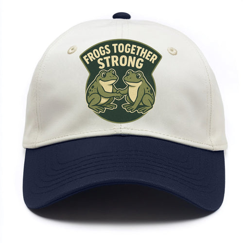 Frogs Together Strong 3 - Two Tone Cap
