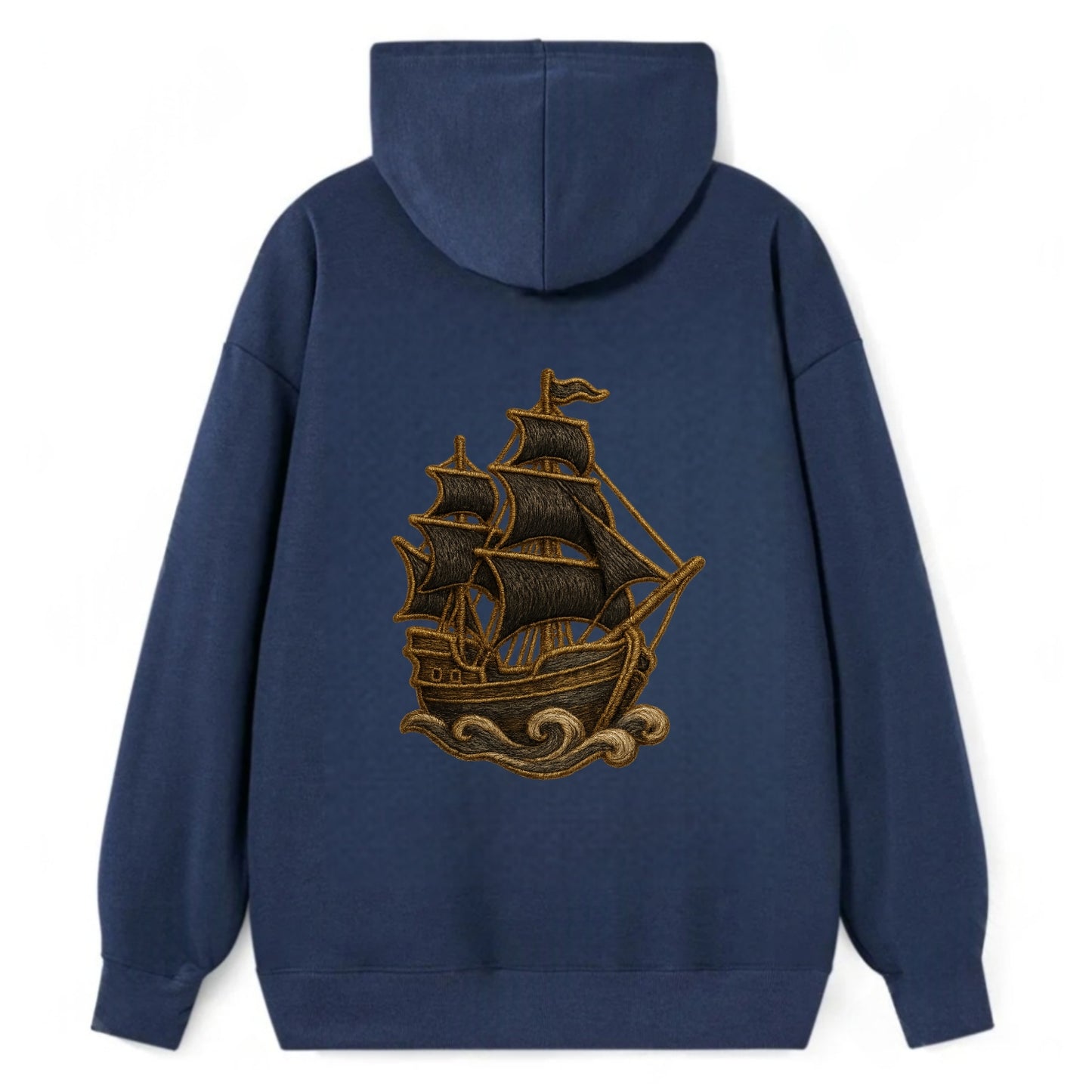 Pirate Ship  - Classic Pullover Hoodie - Navy