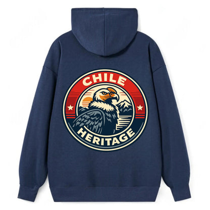 Andean Spirit Emblem - Classic Pullover Hoodie - Navy