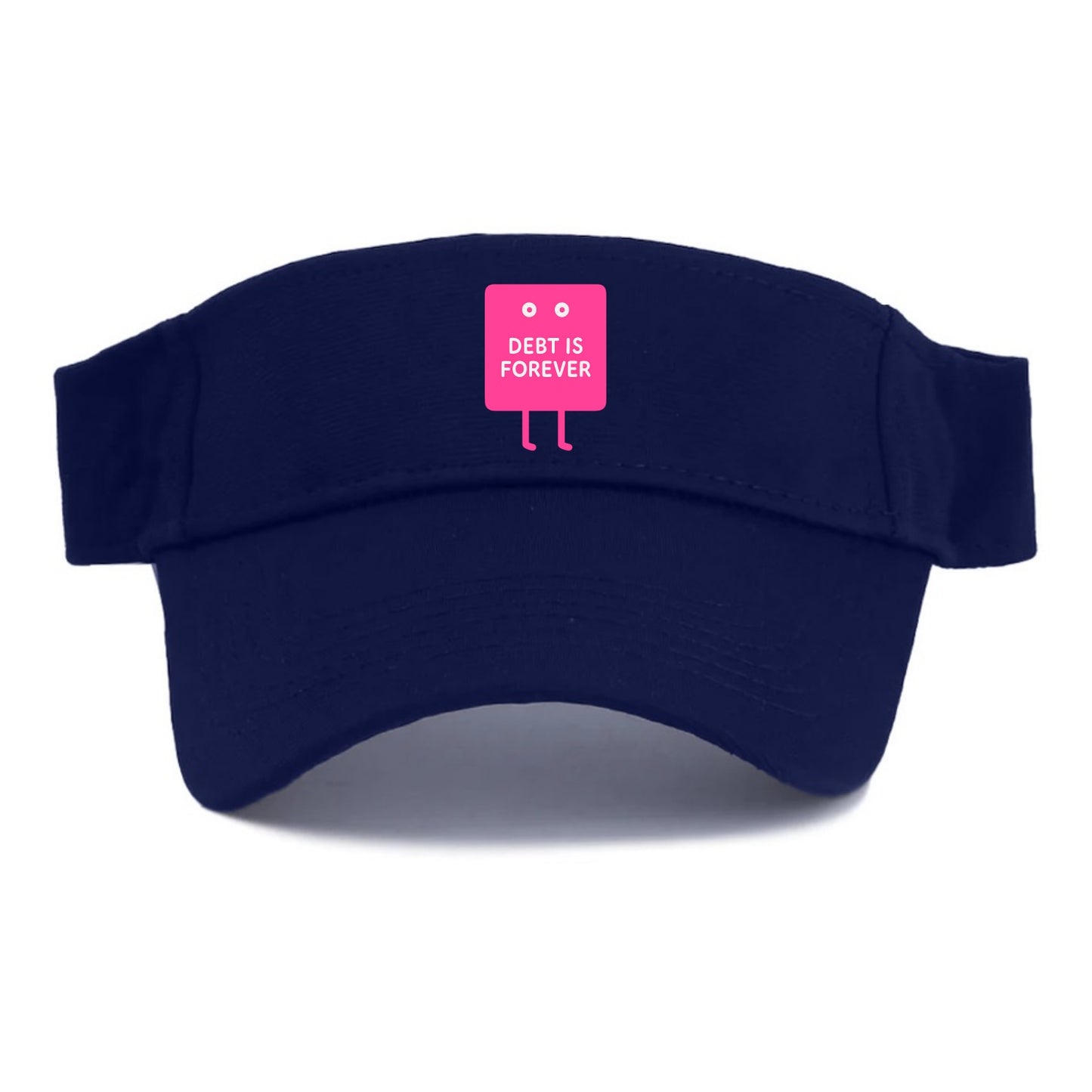DEBT IS FOREVER | Immortal credit card - Visor - Navy