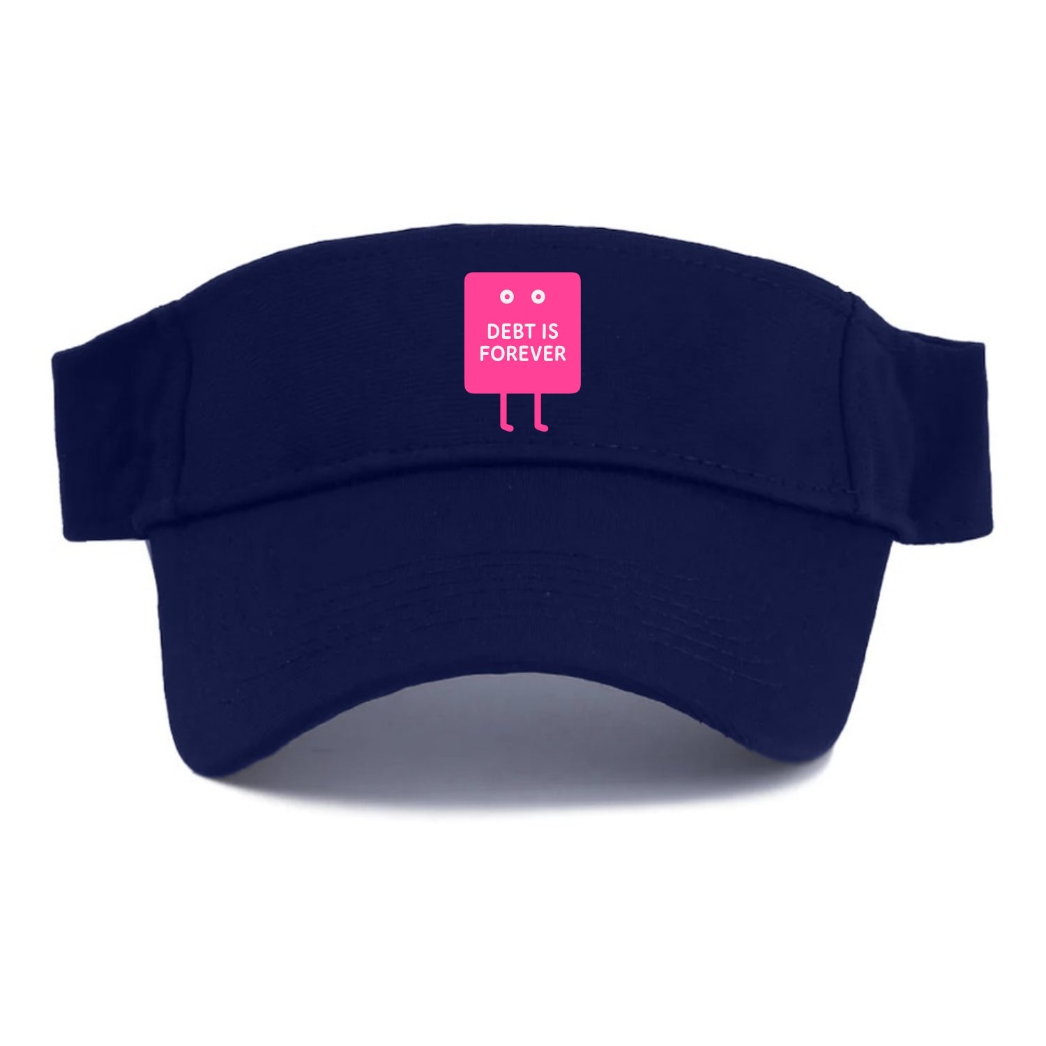 DEBT IS FOREVER | Immortal credit card - Visor - Navy
