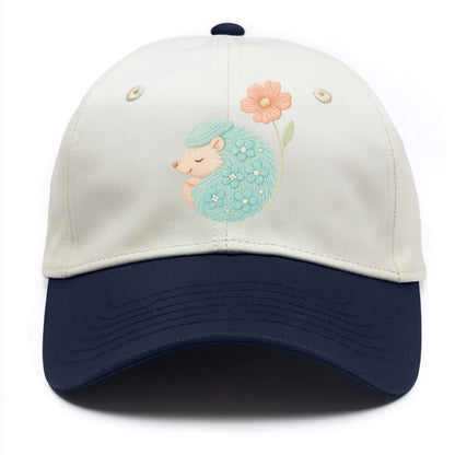 Aqua Hedgehog - Two Tone Cap - Navy