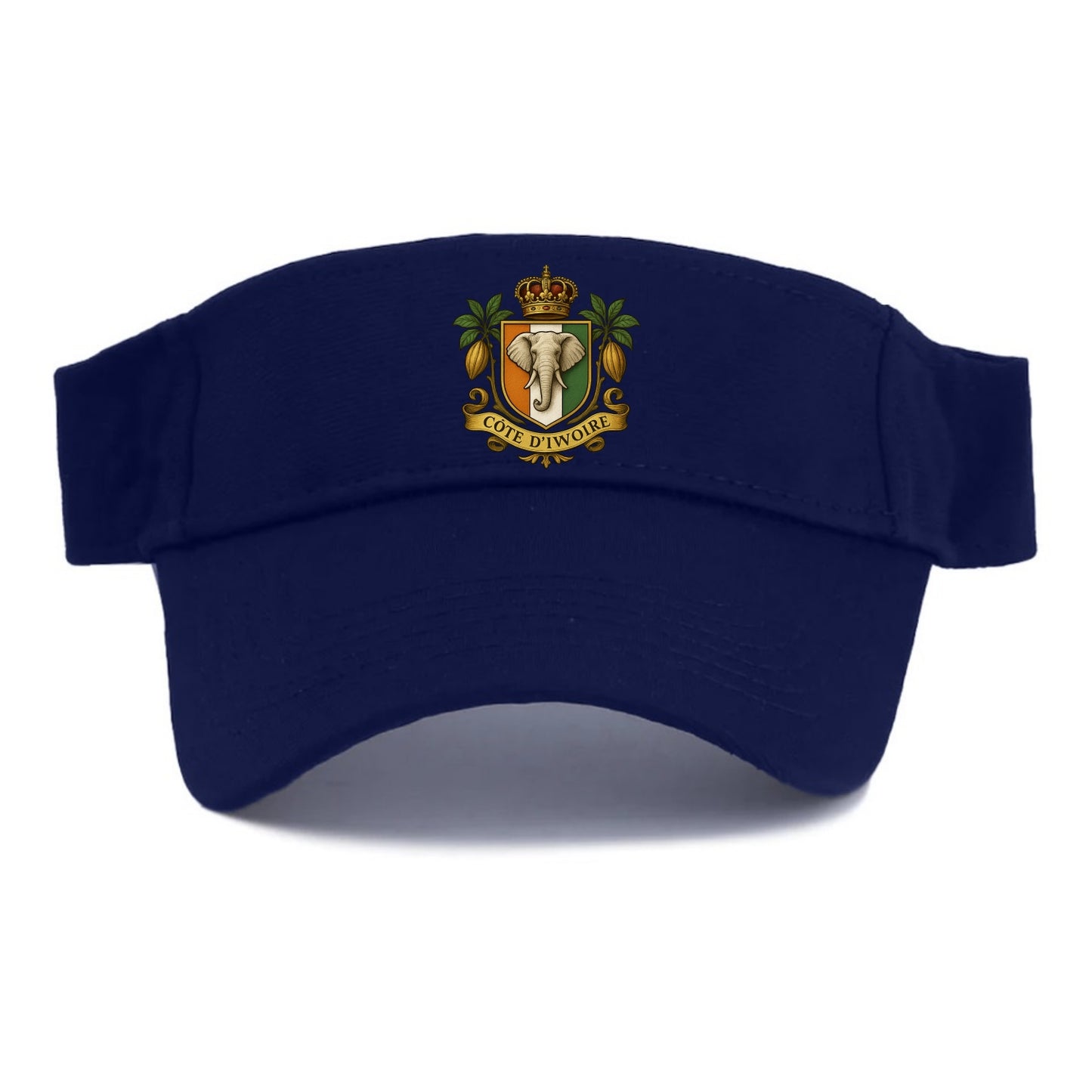 Ivory Coast Royal Logo  - Visor - Navy