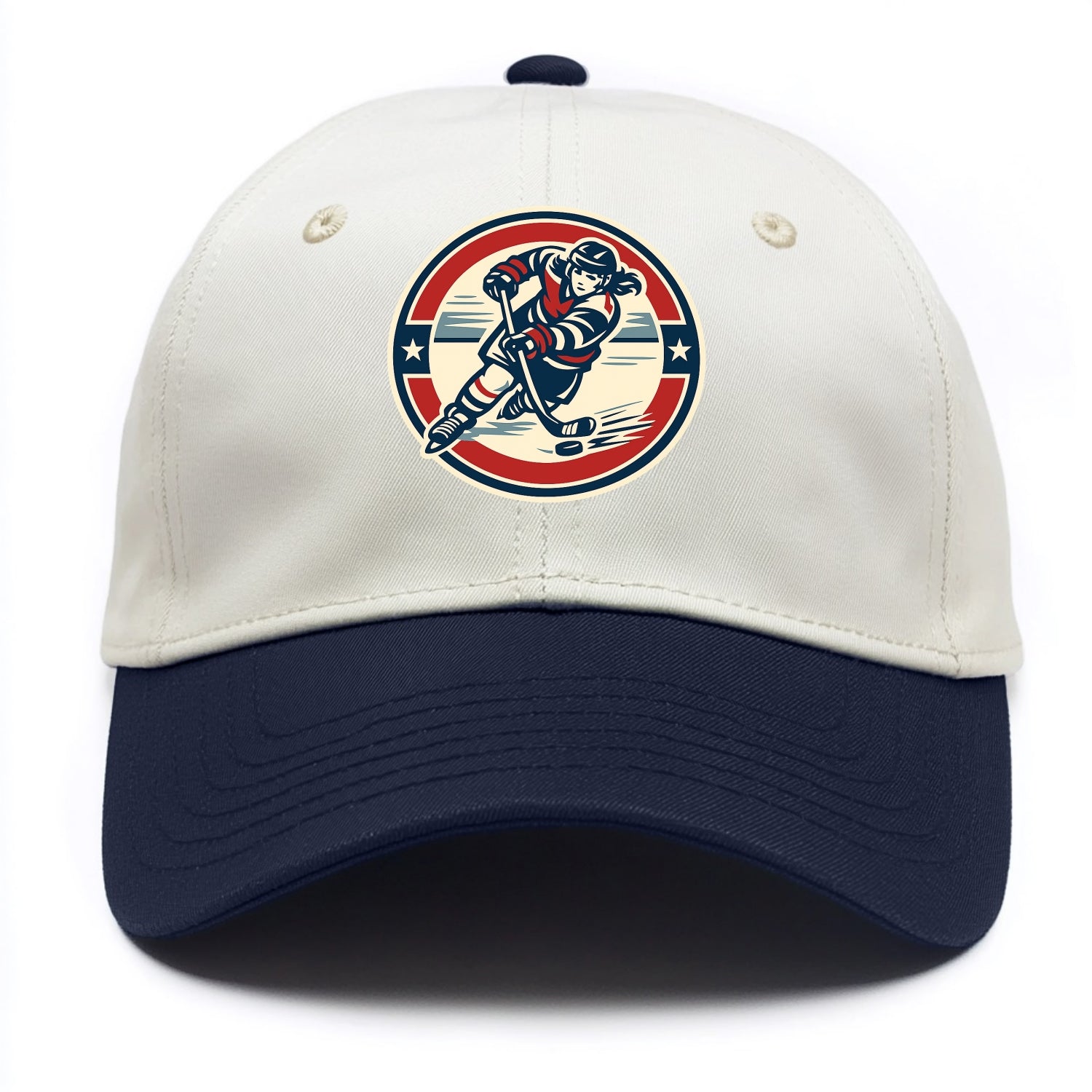 Fierce Ice Queen Emblem - Two Tone Cap - Navy