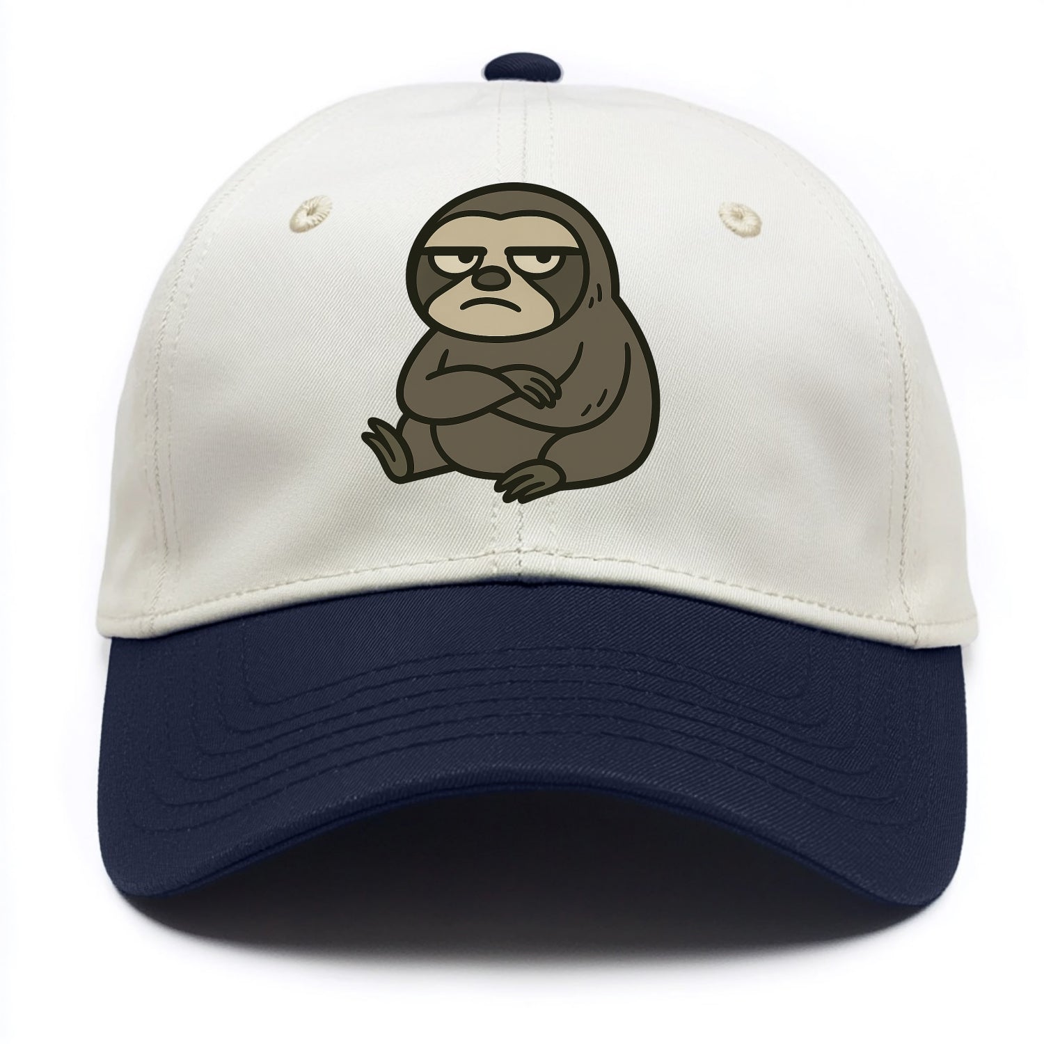 The Sloth Judging Silently - Two Tone Cap - Navy