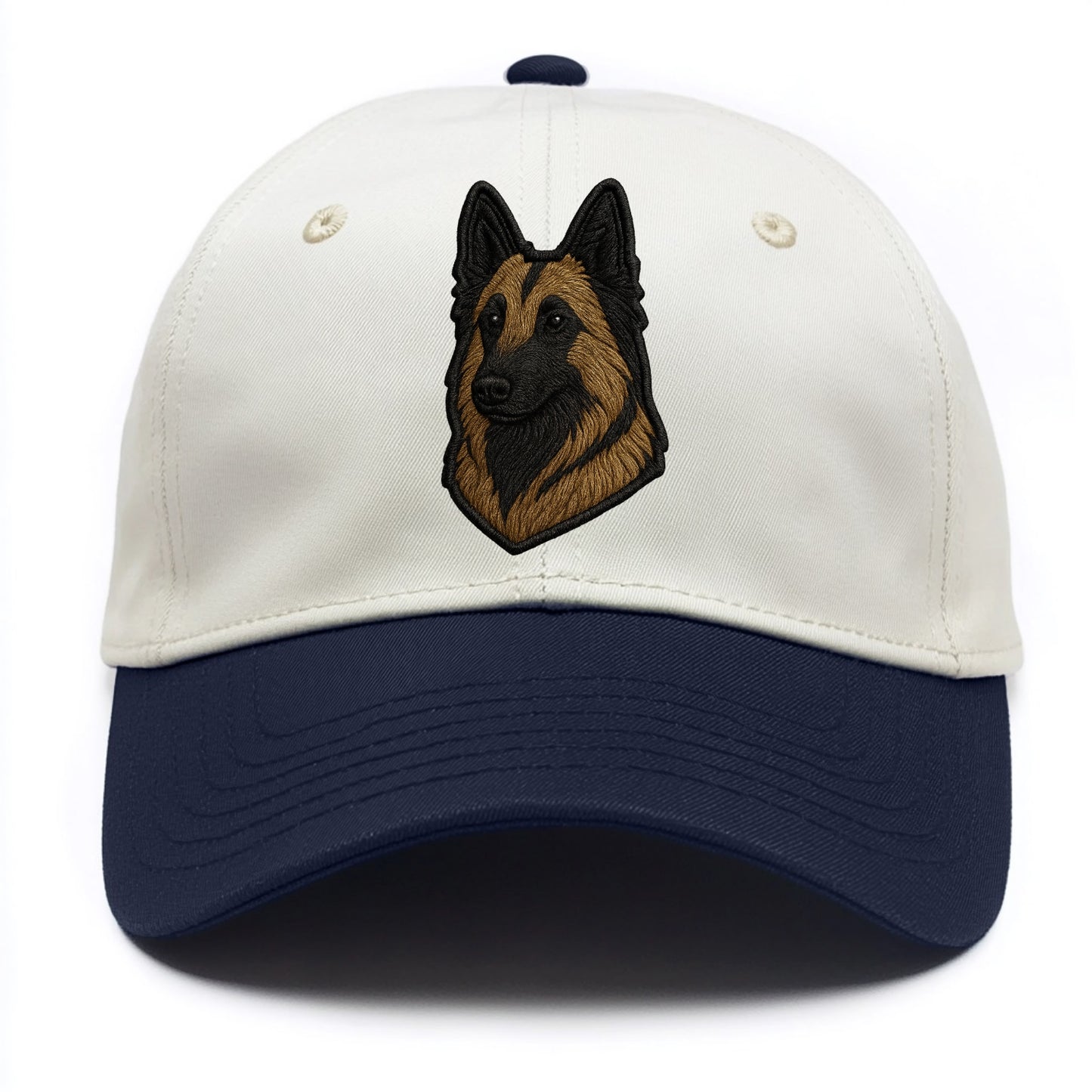 Belgian Tervuren - Trendy shepherd desig - Two Tone Cap - Navy