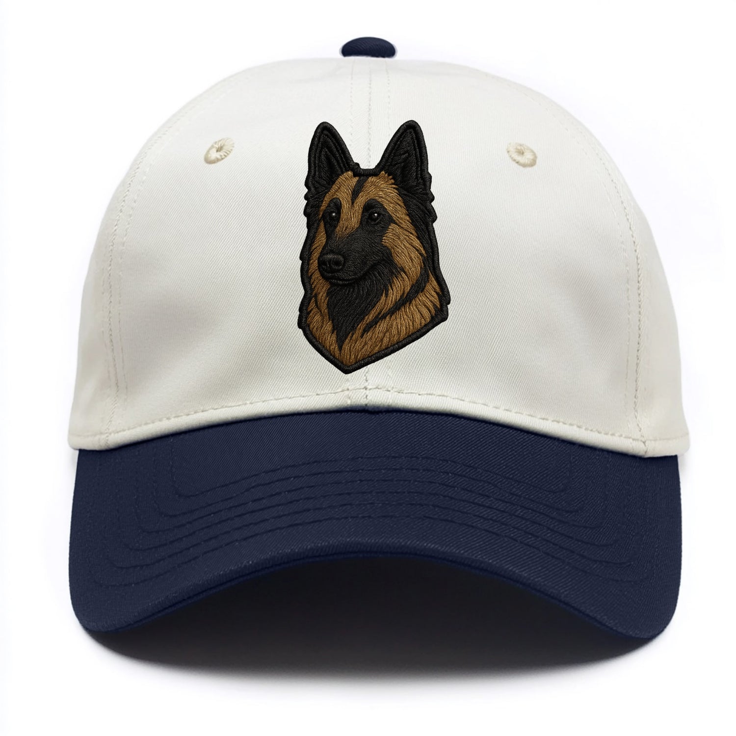 Belgian Tervuren - Trendy shepherd desig - Two Tone Cap - Navy