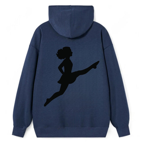 Irish step dancer Riverdance leap - Classic Pullover Hoodie
