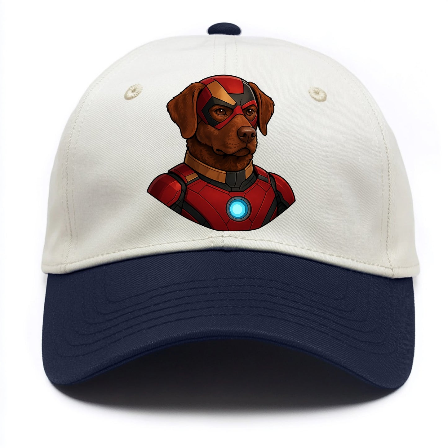 Chesapeake Bay Retriever Loyal Hero  - T Two Tone Cap - Navy