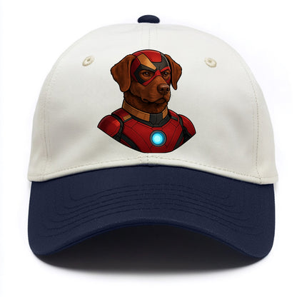 Chesapeake Bay Retriever Loyal Hero  - T Two Tone Cap - Navy