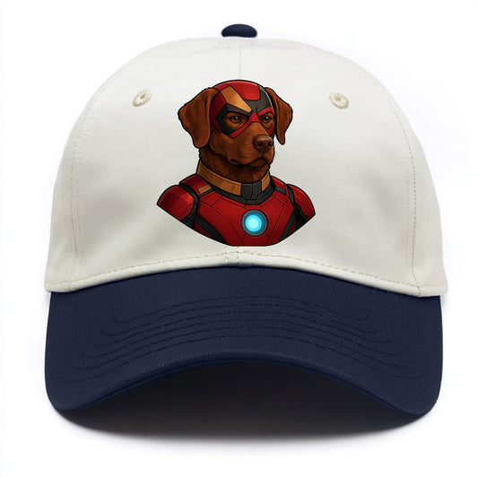 Chesapeake Bay Retriever Loyal Hero  - T Two Tone Cap - Navy