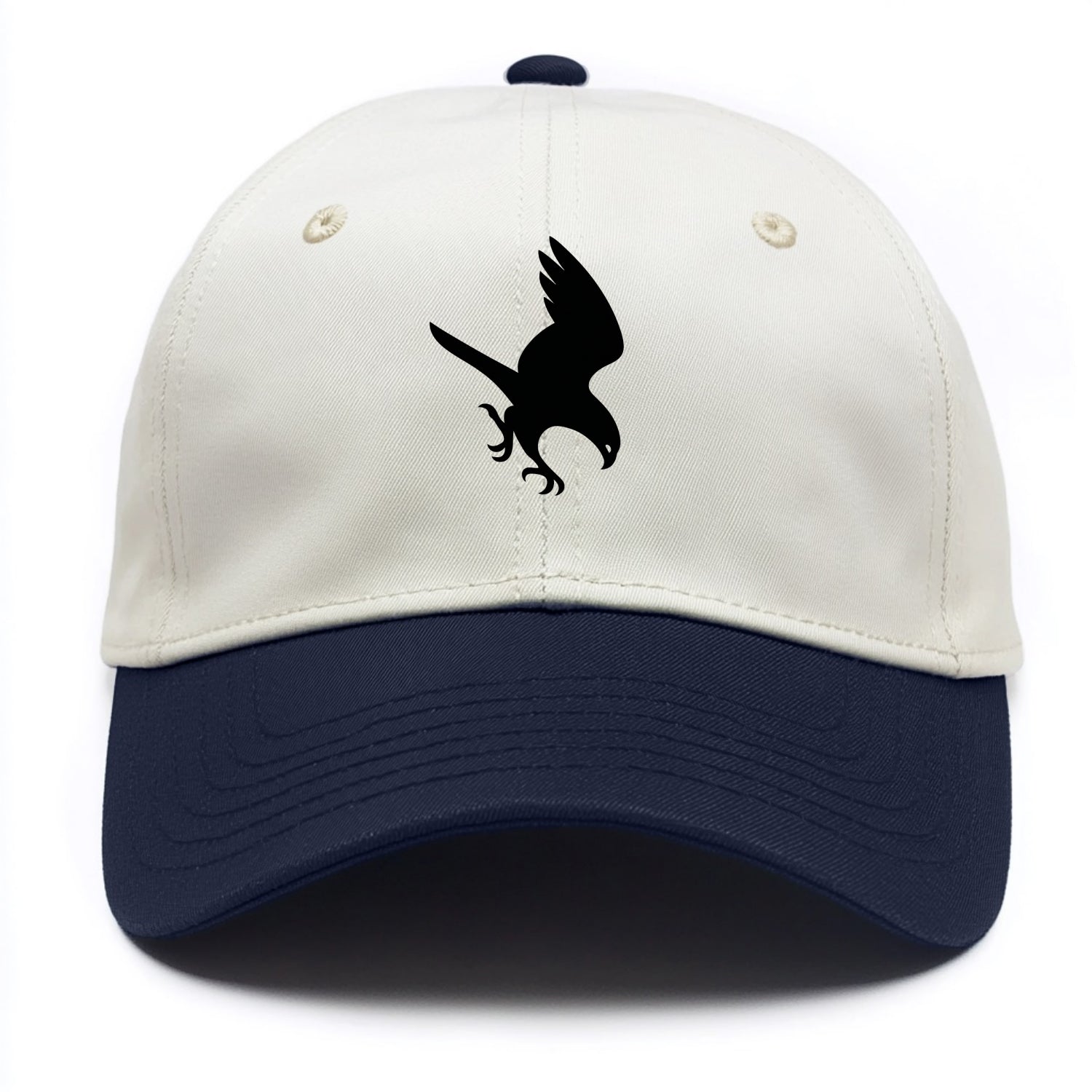 Hawk diving for prey - Two Tone Cap - Navy
