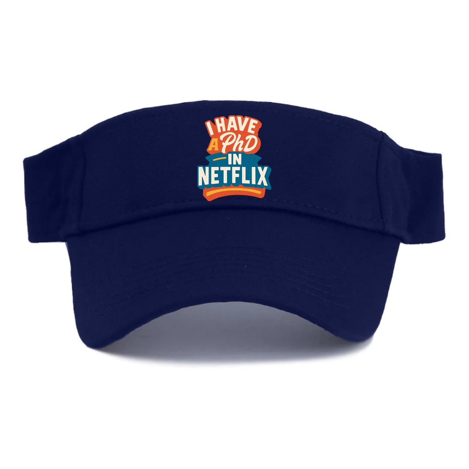 I Have A PhD In Netflix - Visor - Navy