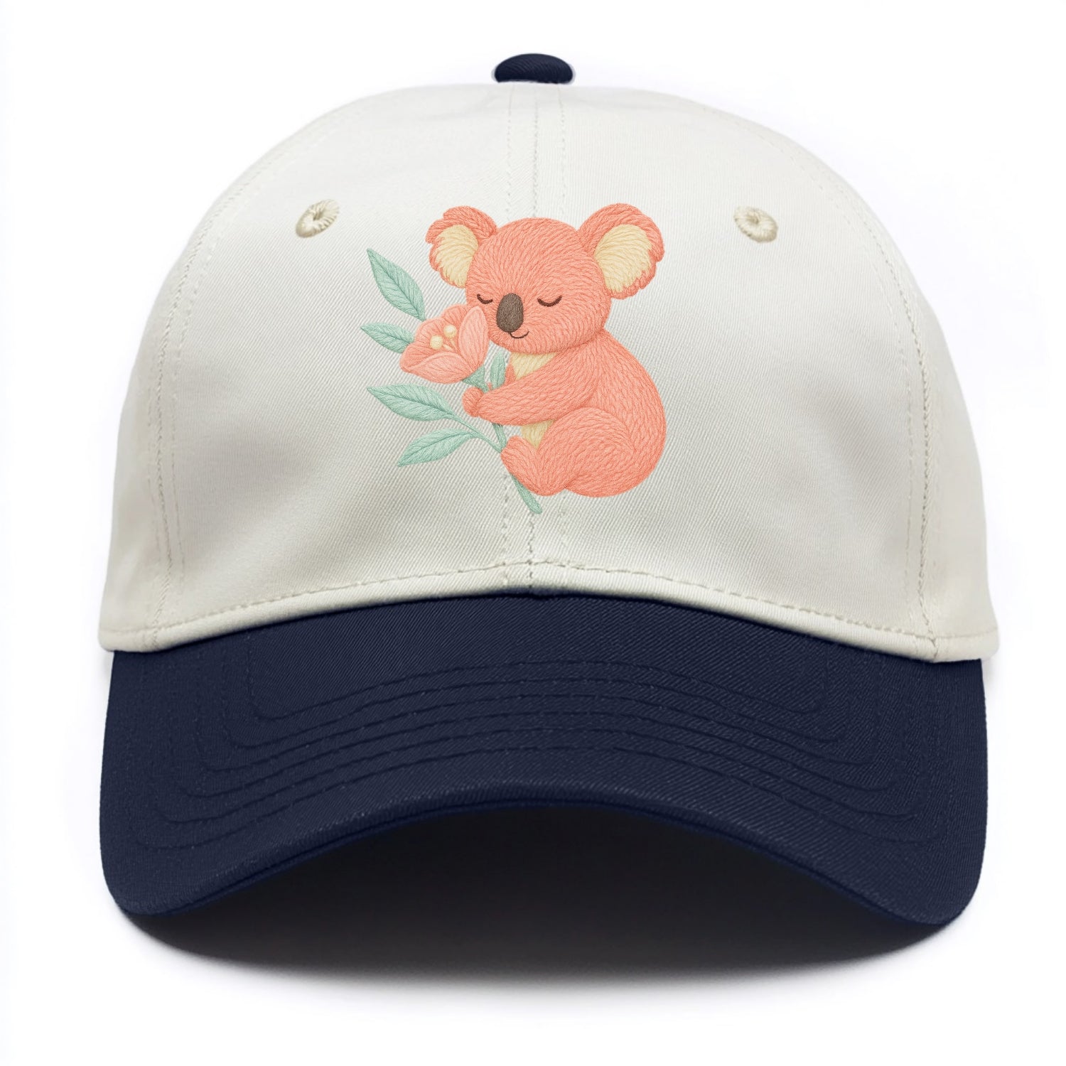 Coral Koala - Two Tone Cap - Navy