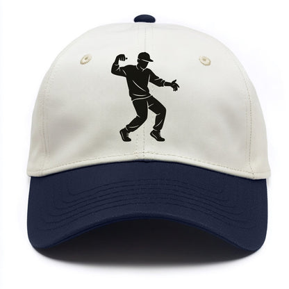 Hip-hop dancer popping and locking - Two Tone Cap - Navy