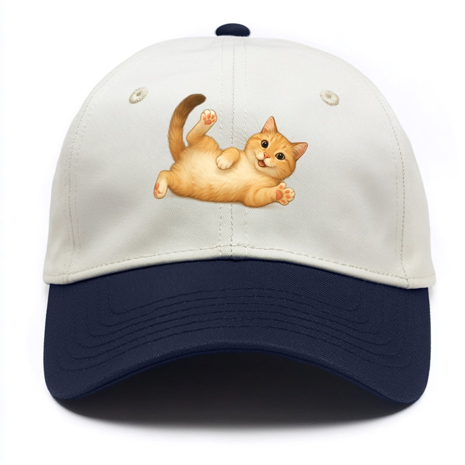 Therapy Cat  - Two Tone Cap - Navy