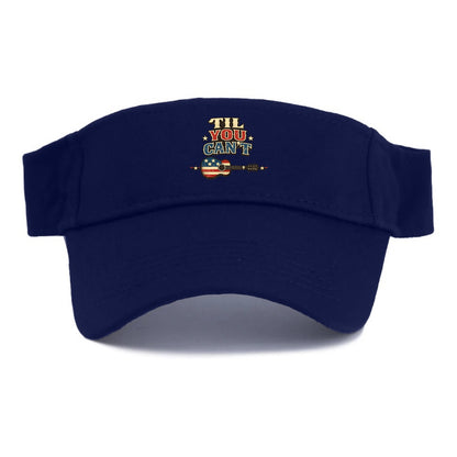 Til You Cant - Flag Guitar - Visor - Navy