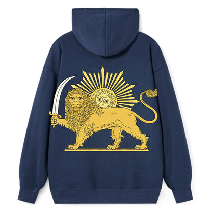 Shir O Khorshid - Classic Pullover Hoodie - Navy