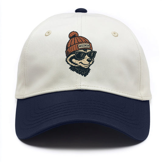 Madison Badge - Two Tone Cap - Navy
