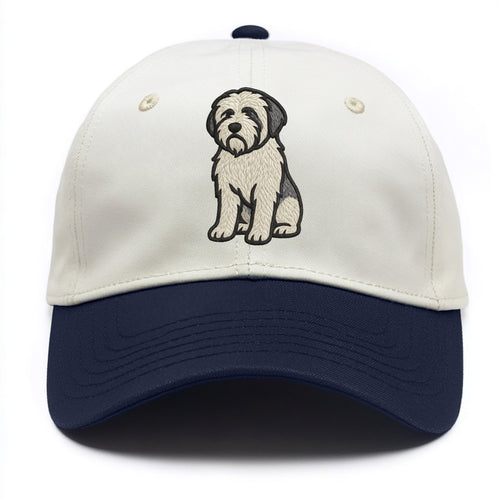 Polish Lowland Sheepdog - White and gray - Two Tone Cap
