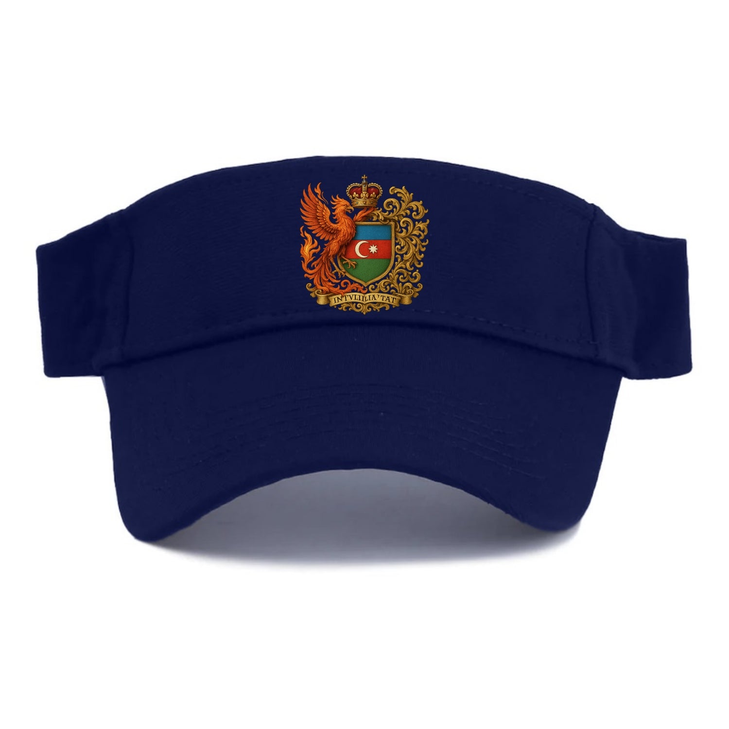 Azerbaijan Fire Phoenix Emblem  - Visor - Navy