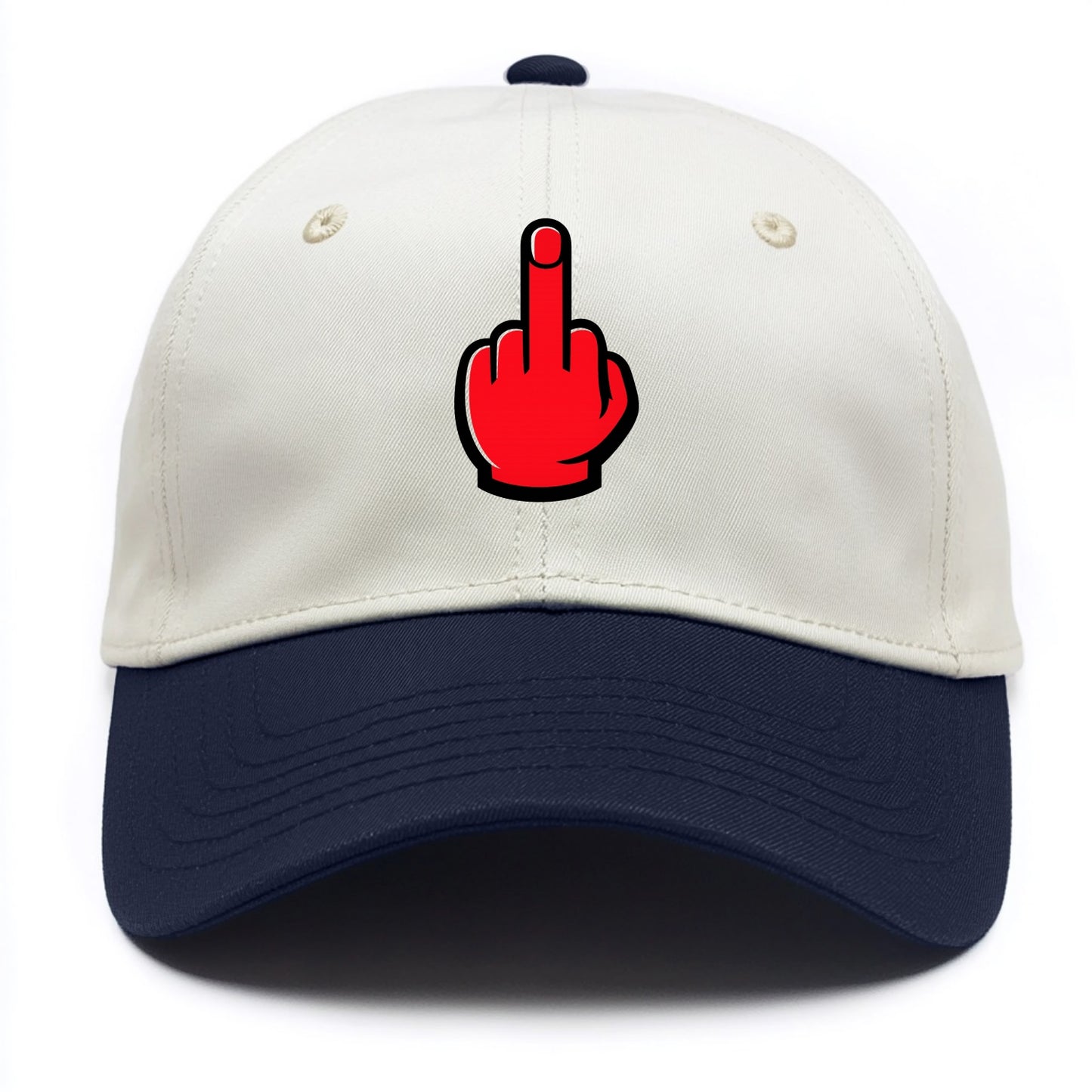Bold Defiance Icon - Two Tone Cap - Navy