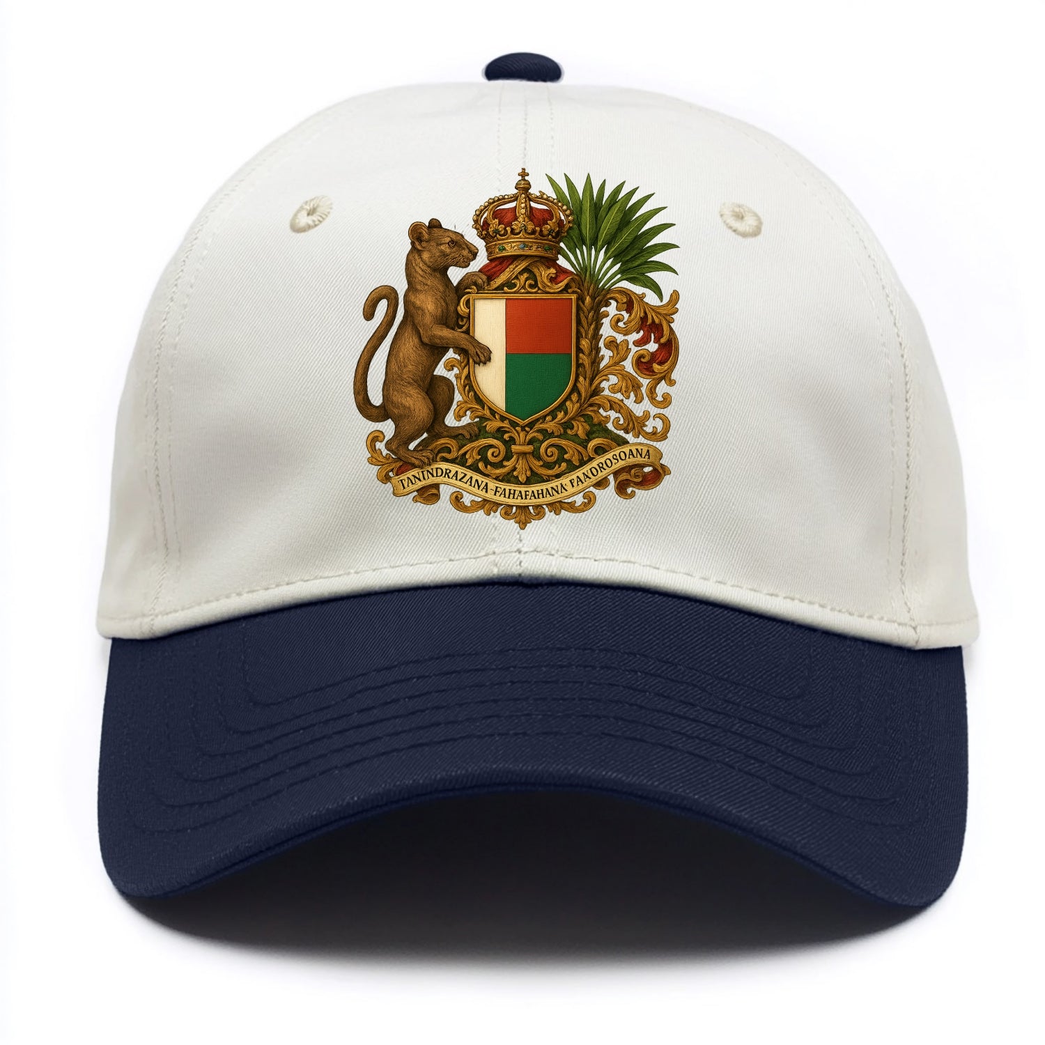 Madagascar Fossa Hunter  - Two Tone Cap - Navy