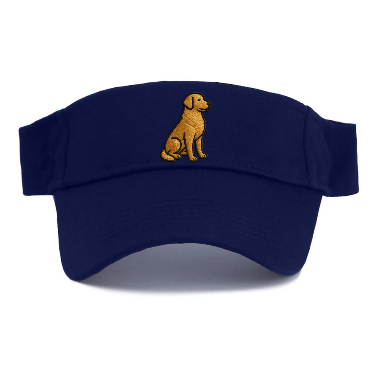 Golden Retriever - Contemporary geometri - Visor - Navy