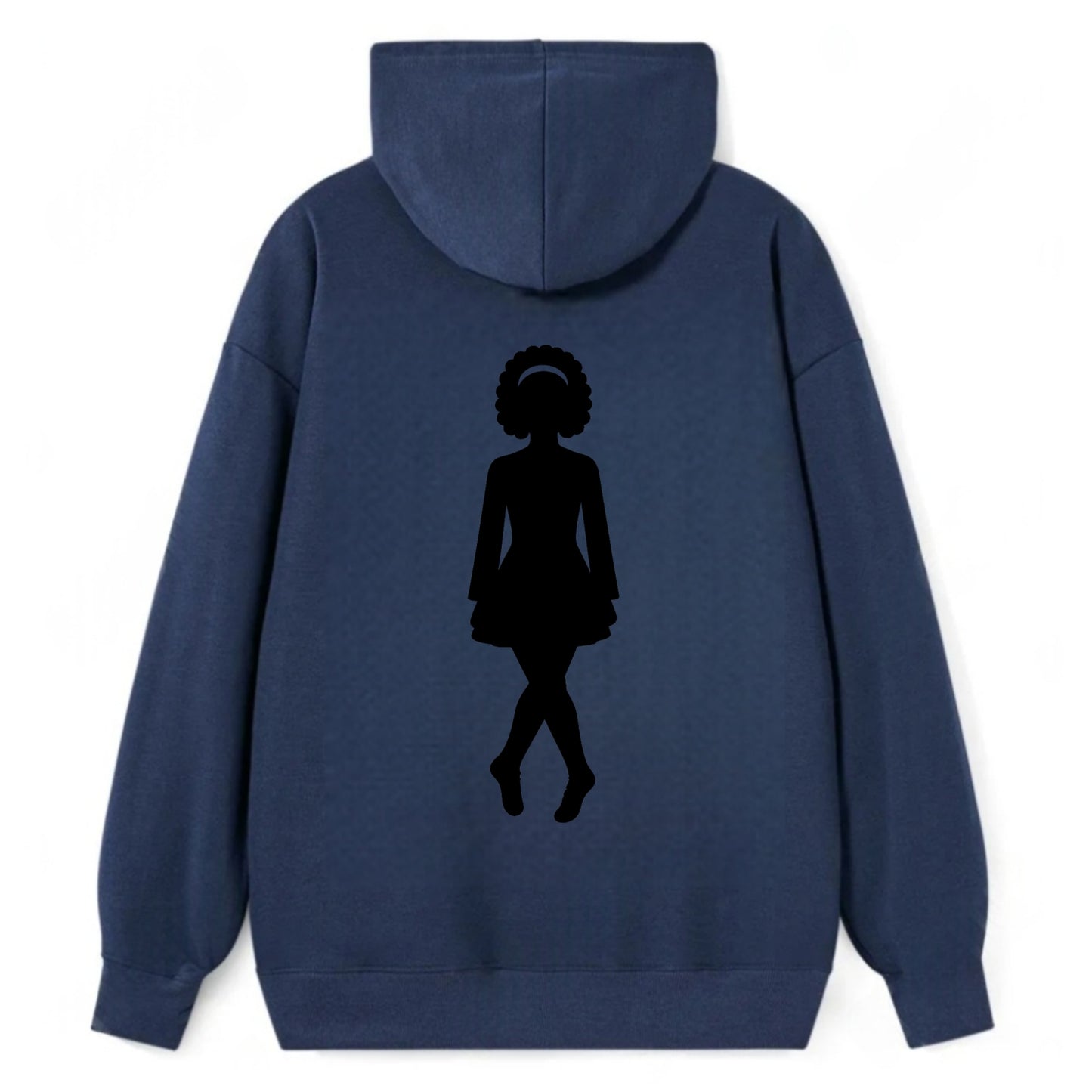 Irish step dancer traditional pose - Classic Pullover Hoodie - Navy