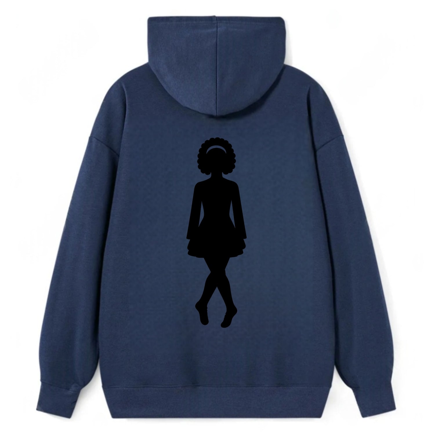 Irish step dancer traditional pose - Classic Pullover Hoodie - Navy