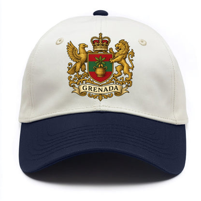 Grenada Heritage Badge  - Two Tone Cap - Navy