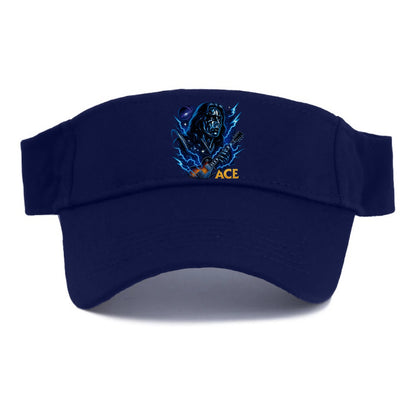 Cosmic Chrome Portrait - Visor - Navy
