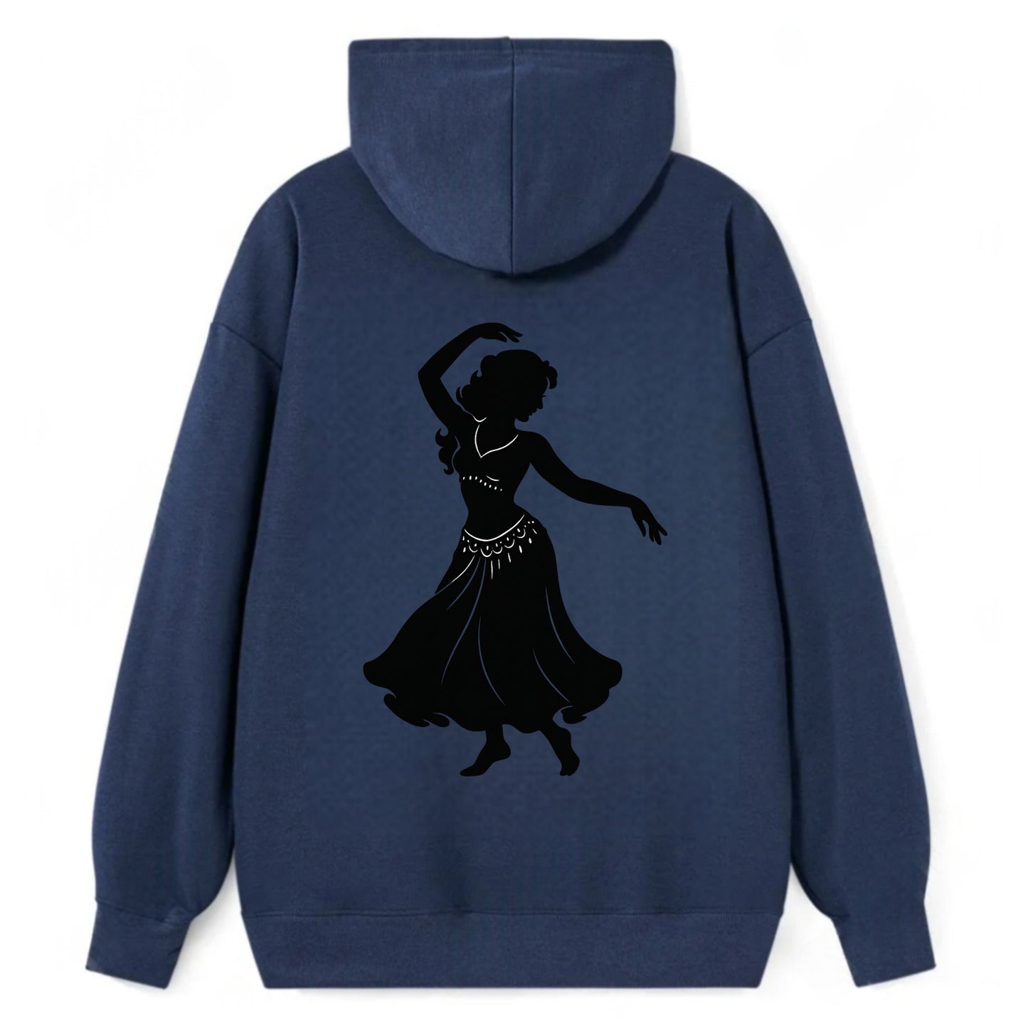 Belly dancer graceful gesture - Classic Pullover Hoodie - Navy