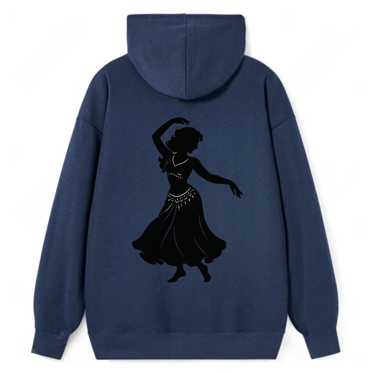 Belly dancer graceful gesture - Classic Pullover Hoodie - Navy