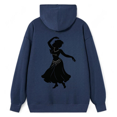 Belly dancer graceful gesture - Classic Pullover Hoodie