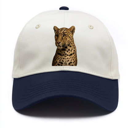 Leopard  - Two Tone Cap - Navy