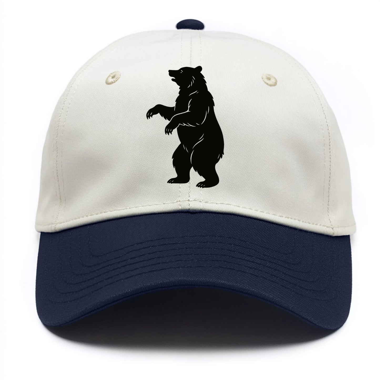 Bear standing on hind legs - Two Tone Cap - Navy