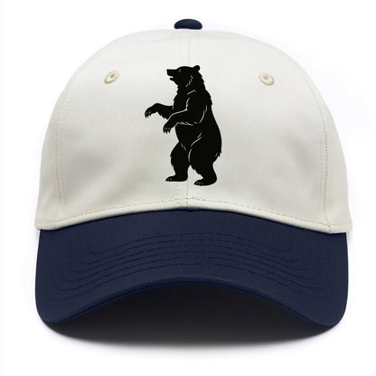 Bear standing on hind legs - Two Tone Cap - Navy