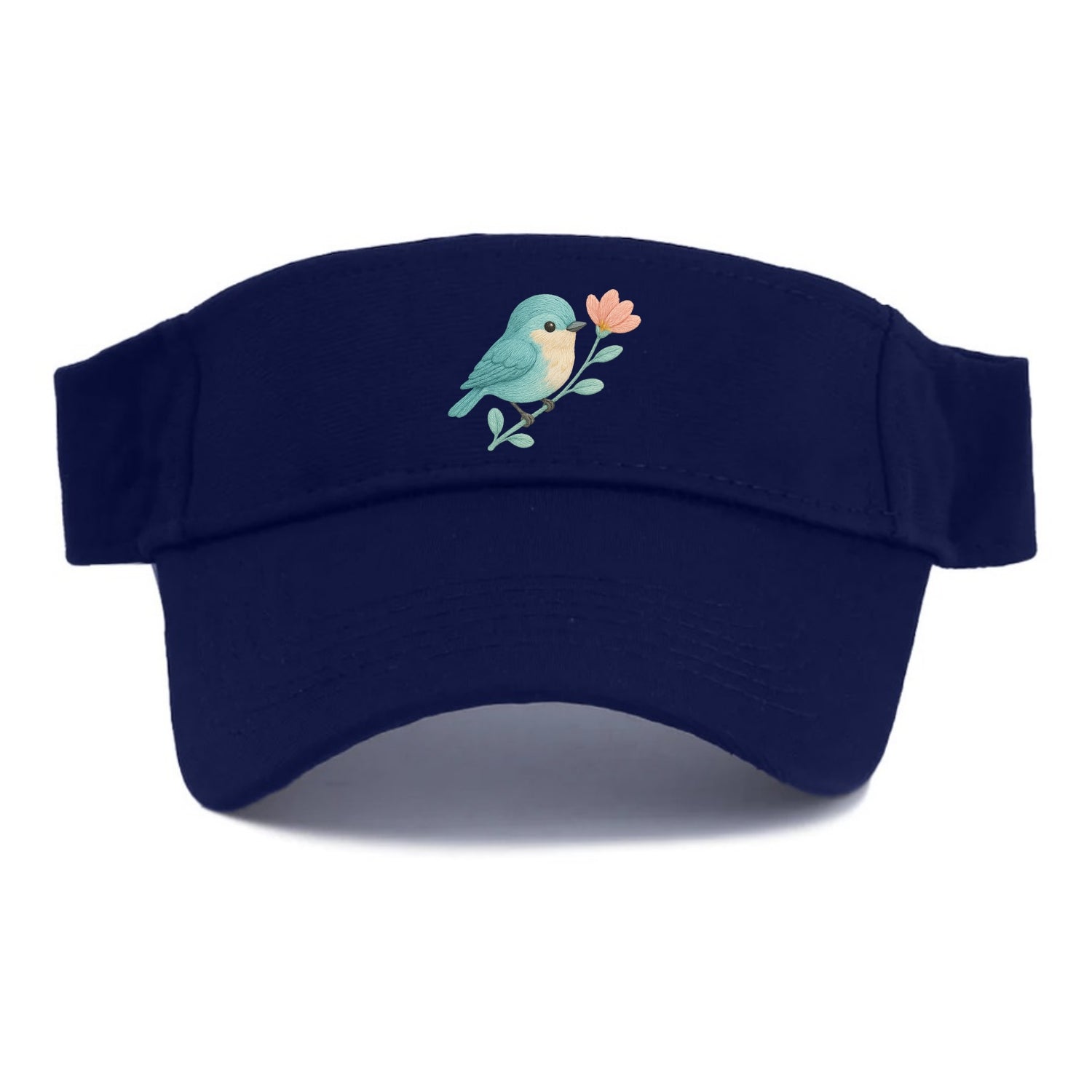 Aqua Chickadee - Visor - Navy