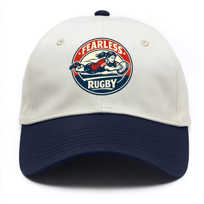 Fearless Try Scorer Emblem - Two Tone Cap - Navy