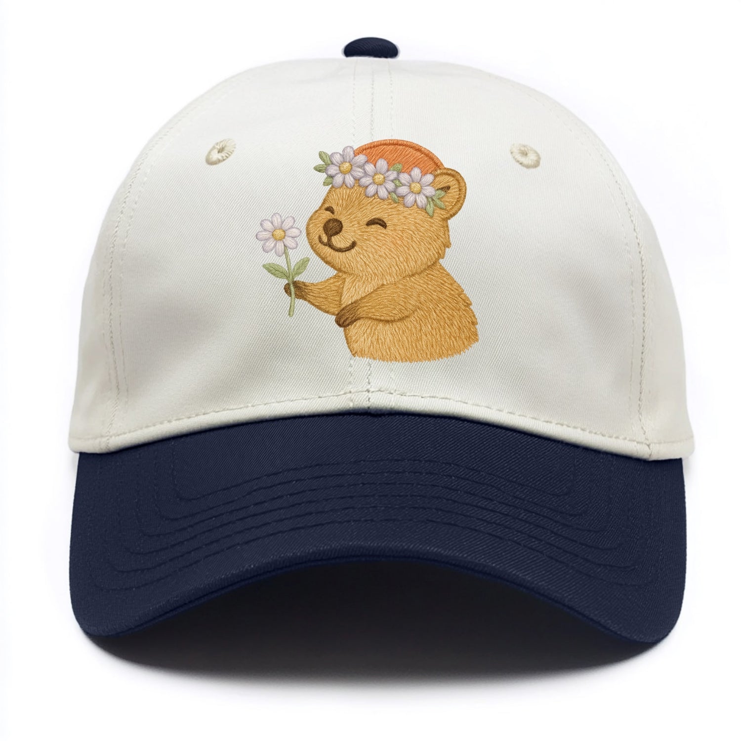 Quokka Daisy Chain - Two Tone Cap - Navy