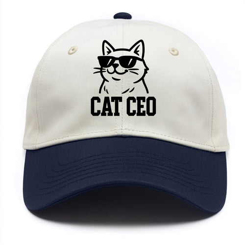 CEO Cat Boss - Two Tone Cap