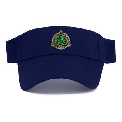Spiral Knot Triskele - Visor - Navy