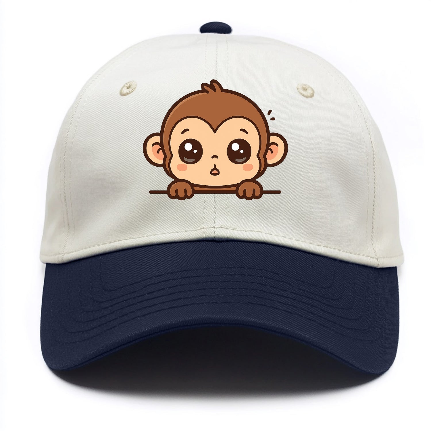 Baby Monkey  - Two Tone Cap - Navy